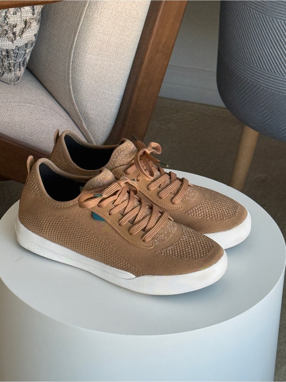 Vessi Men's weekend sneaker in Tan